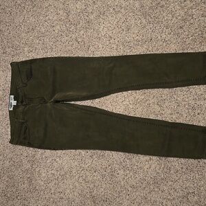 Old Navy Rockstar Super Skinny Olive Pants Size 10 Womens